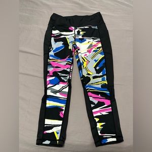 Lularoe Rise Fearless Capri workout leggings Large
